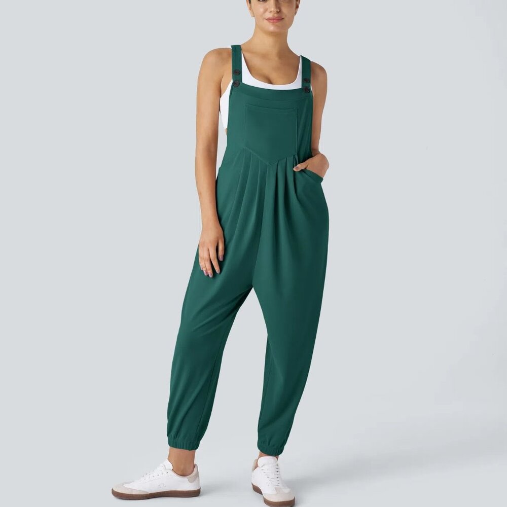 Halara - Waffle Jogger Overalls